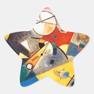 Kandinsky Quiet Harmony Abstracte Art Ster Sticker