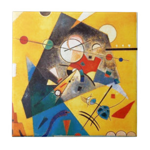 Kandinsky Quiet Harmony Abstracte Art Tegeltje