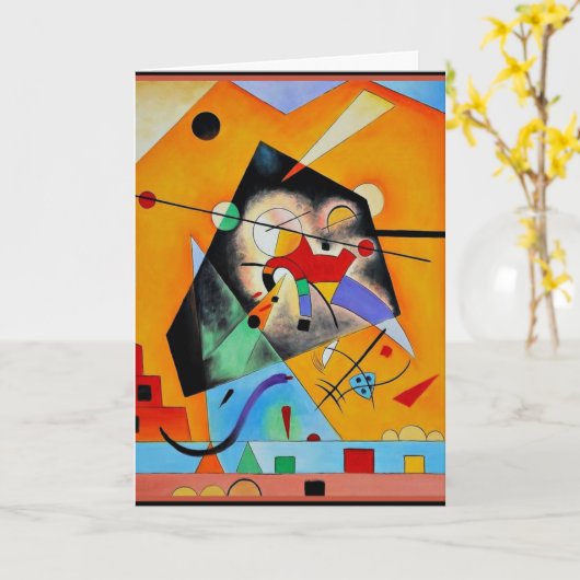 Kandinsky - Quiet Harmony Kaart (Gele Bloem)