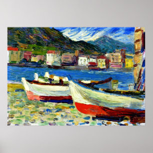 Kandinsky - Rapallo Boten Poster