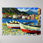 Kandinsky - Rapallo Boten Poster (Voorkant)