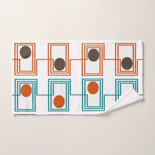 Kandinsky Rectangles avec Ovals (Serviette à main)