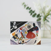 Kandinsky - Red Spot II Briefkaart (Staand voorkant)