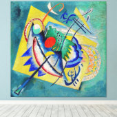 KANDINSKY - RODE OVAAL - 1920 - Bauhaus - Canvas Afdruk (Insitu (Houten vloer))