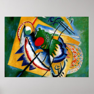 Kandinsky - Rode Ovaal Poster