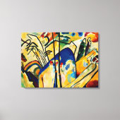 Kandinsky - Samenstelling IV Canvas Afdruk (Voorkant)