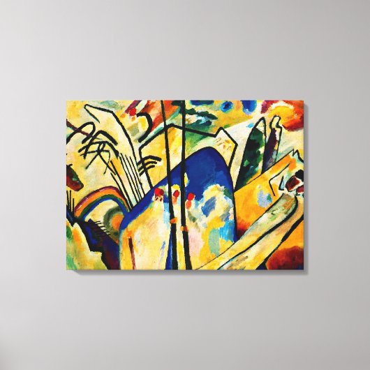 Kandinsky - Samenstelling IV Canvas Afdruk (Voorkant)
