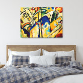 Kandinsky - Samenstelling IV Canvas Afdruk (Insitu (Slaapkamer))