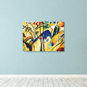 Kandinsky - Samenstelling IV Canvas Afdruk (Insitu (Houten vloer))