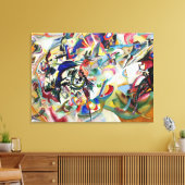 KANDINSKY - Samenstelling VII 1913 Canvas Afdruk (Insitu (Woonkamer))