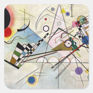KANDINSKY - Samenstelling VIII 1923 Vierkante Sticker