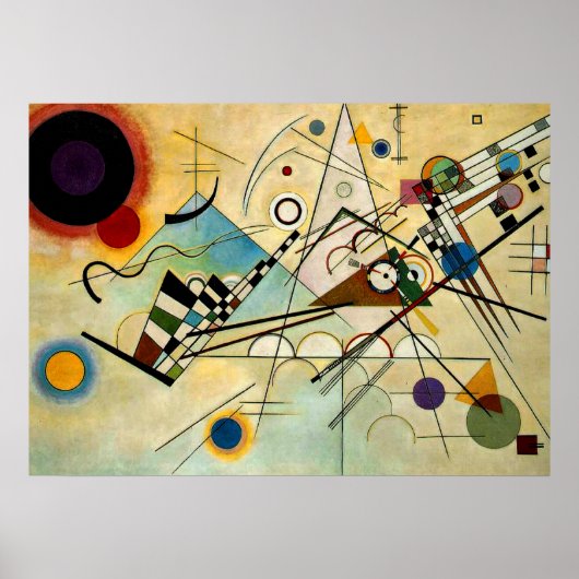 Kandinsky - Samenstelling VIII Poster (Voorkant)
