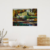 Kandinsky - Schets voor Achtyrka-herfst Poster (Keuken)