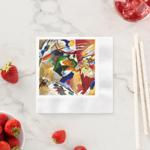 Kandinsky - Schilderij met groene centrum Servet