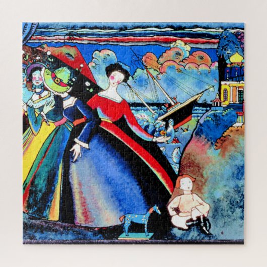 Kandinsky - Schip, Legpuzzel (Verticaal)