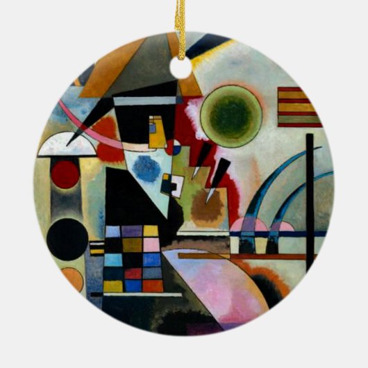 Kandinsky - Schommelend Keramisch Ornament (Achterkant)
