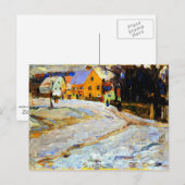 Kandinsky - Schwabing-Nikolaiplatz Briefkaart (Voorkant / Achterkant)