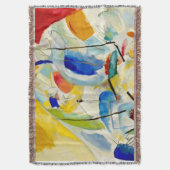 Kandinsky Sea Battle 1913 Deken (Voorkant Verticaal)