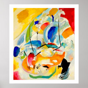Kandinsky Sea Battle 1913 Poster