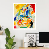 Kandinsky Sea Battle 1913 Poster (Thuiskantoor)