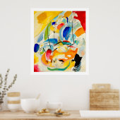 Kandinsky Sea Battle 1913 Poster (Keuken)