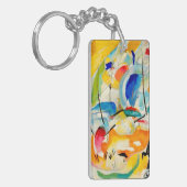 Kandinsky Sea Battle 1913 Sleutelhanger (Voorkant Links)
