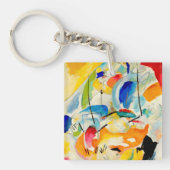 Kandinsky Sea Battle 1913 Sleutelhanger (Voorkant)