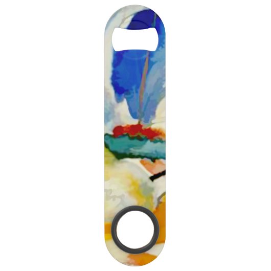 Kandinsky Sea Battle 1913 Speed Flessenopener (Achterkant)