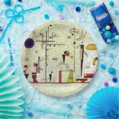 Kandinsky - Serious-Fun, abstracte kunst, Papieren Bordje (Feest)