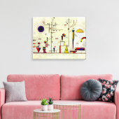 Kandinsky - Serious-Fun Canvas Afdruk (Insitu (Woonkamer))