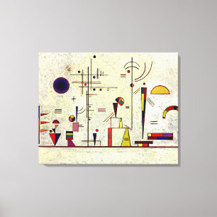 Kandinsky - Serious-Fun Canvas Afdruk