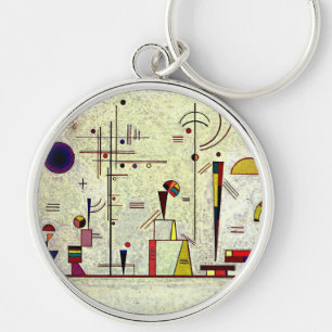 Kandinsky - Serious-Fun, populaire abstracte kunst Sleutelhanger