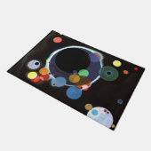 Kandinsky - Several Circles, beroemde abstracte ku Deurmat (Schuin)