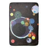 Kandinsky - Several Circles, famous abstract art Badmat (Voorkant Verticaal)