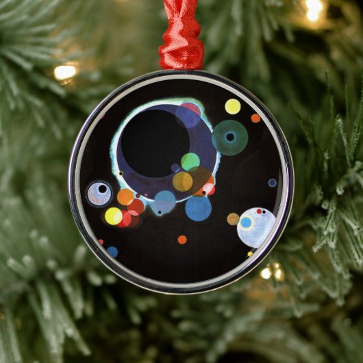 Kandinsky - Several Circles, famous abstract art Metalen Ornament (Boom)