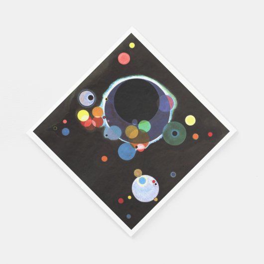 Kandinsky - Several Circles, famous abstract art Servet (Hoek)