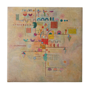 Kandinsky - sierlijke beklimming, tegeltje