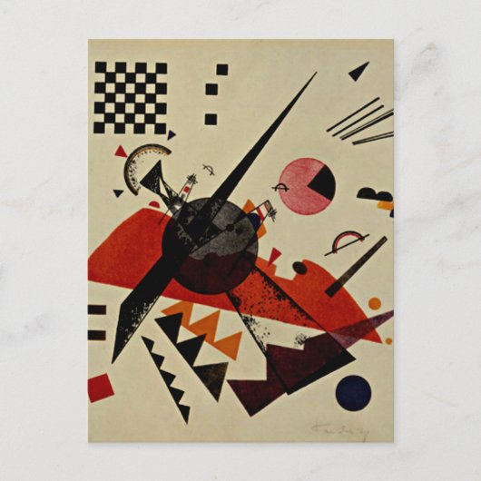 Kandinsky - Sinaasappel Briefkaart (Voorkant)