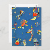 Kandinsky - Sky Blue Briefkaart (Voorkant / Achterkant)