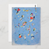 Kandinsky Sky Blue Briefkaart (Voorkant / Achterkant)