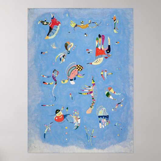 Kandinsky Sky Blue Poster (Voorkant)