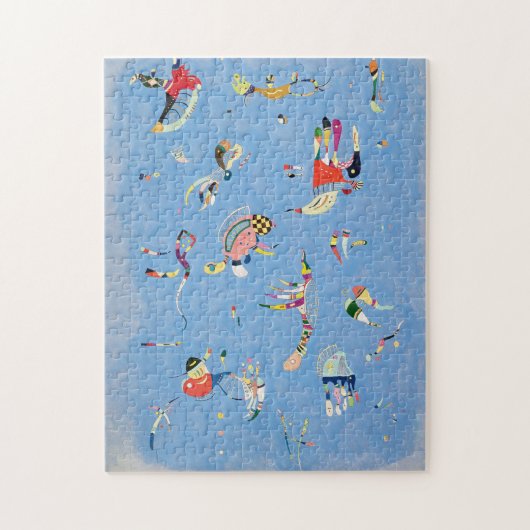 Kandinsky Sky Blue Puzzle Legpuzzel (Verticaal)