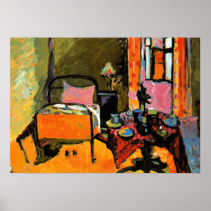 Kandinsky - Slaapkamer in Aintmillerstrasse Poster