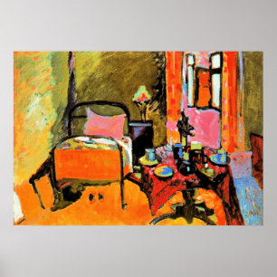 Kandinsky - Slaapkamer in Aintmillerstrasse, Poster