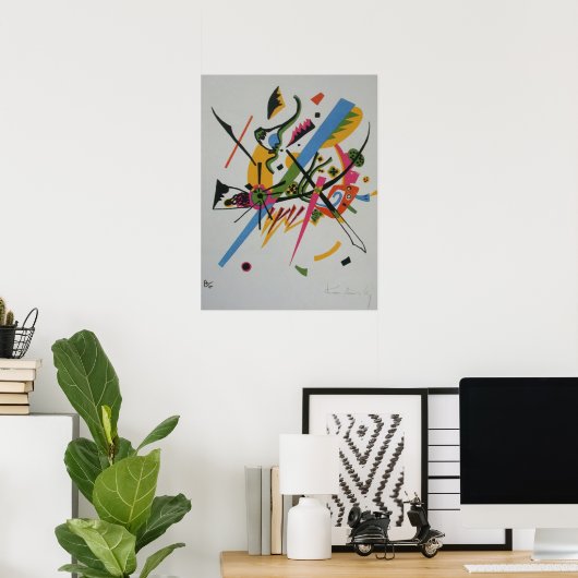 Kandinsky Small Worlds I Abstract schilderen Poster (Thuiskantoor)