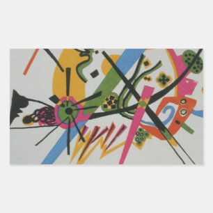 Kandinsky Small Worlds Kleine Welts I Rechthoekige Sticker