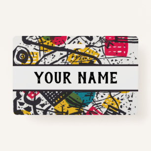 Kandinsky Small Worlds V Abstract Classic Badge