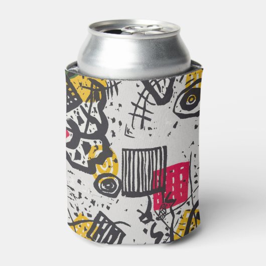 Kandinsky Small Worlds V Abstract Classic Blikjeskoeler (Blikje Voorkant)