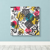 Kandinsky Small Worlds V Abstract Classic Canvas Afdruk (Insitu (Houten vloer))