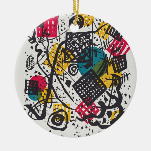 Kandinsky Small Worlds V Abstract Classic Keramisch Ornament (Voorkant)